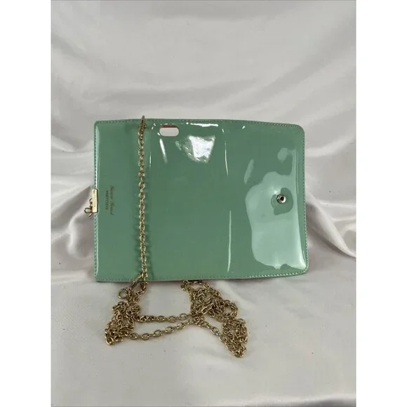 Prettyzys Forever Friend Mint Green and Pink Phone Necklace w/ Bow Detail - Picture 6 of 6